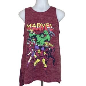 Marvel Tops | Marvel Tank | Color: Red/Tan |Size L (11/13)